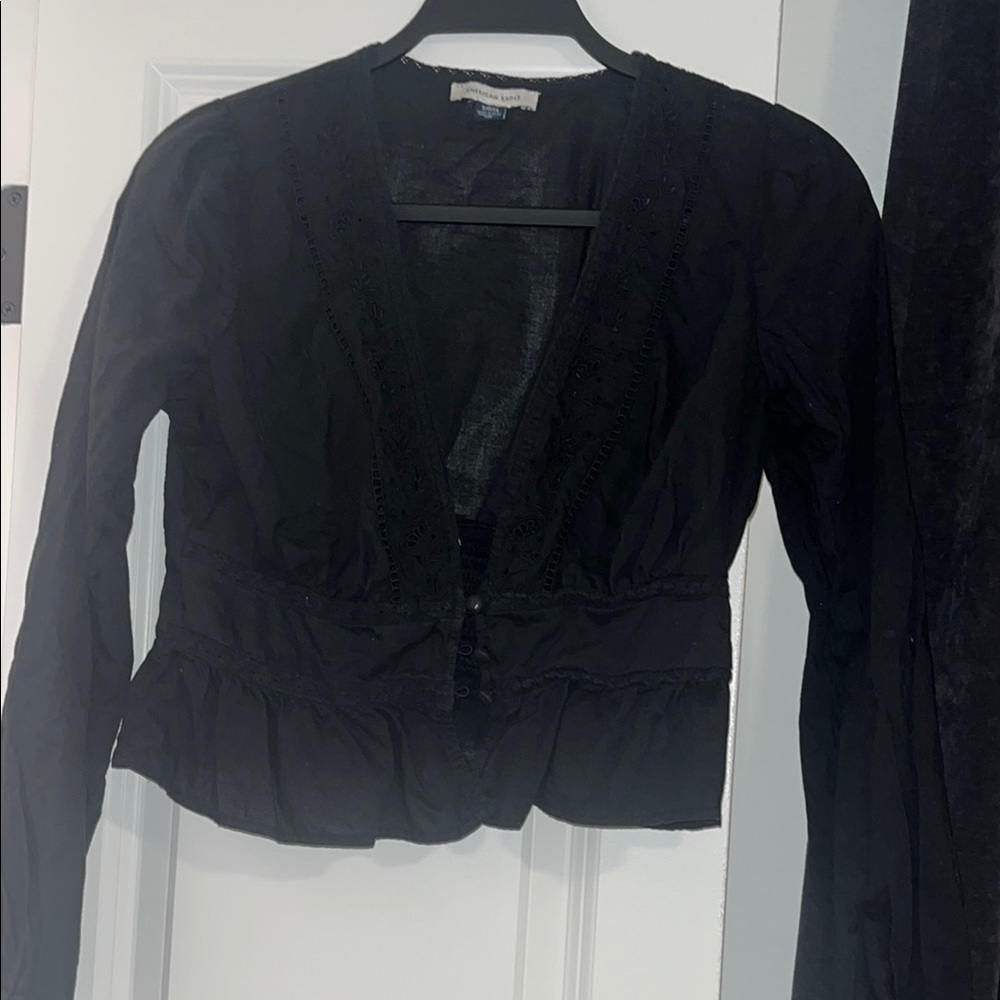 Black Long Sleeve Blouse